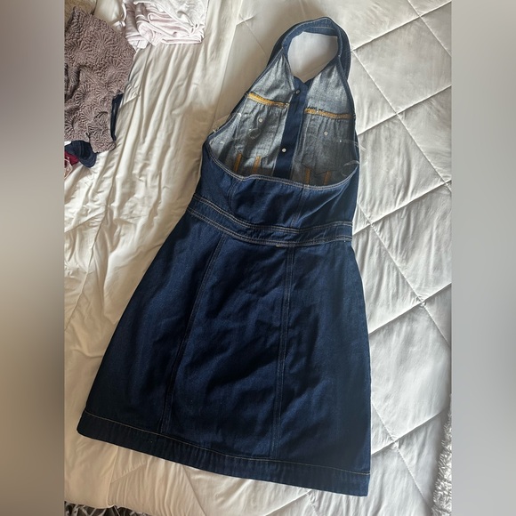 Dark Wash Denim Dress - Picture 4 of 7